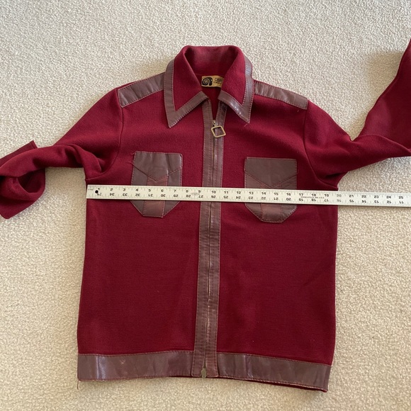 VINTAGE 1970s Jacket Made in Italy Wool Blend - Picture 7 of 8